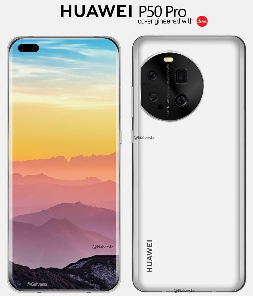 Huawei P50 Pro renders 1