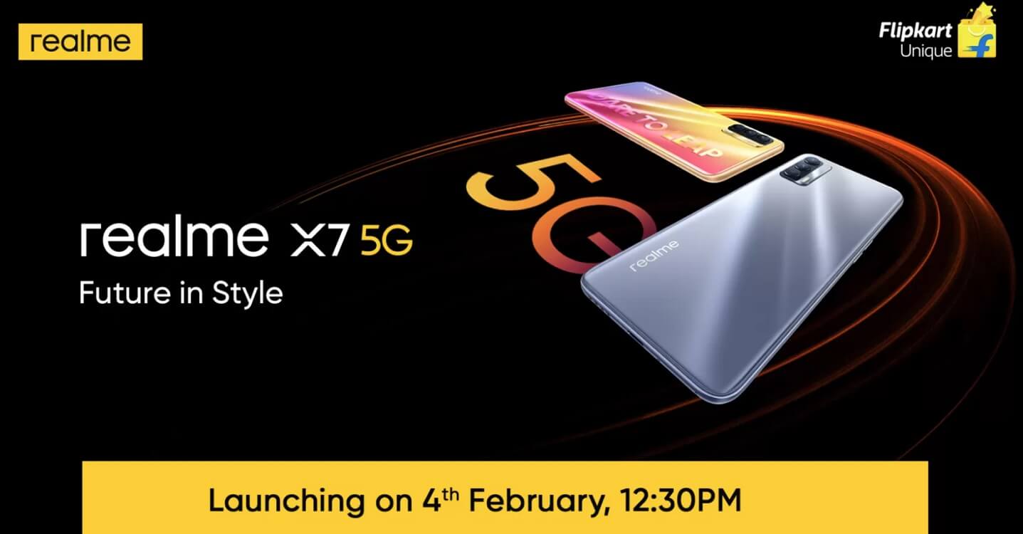 Realme X7 launch date india