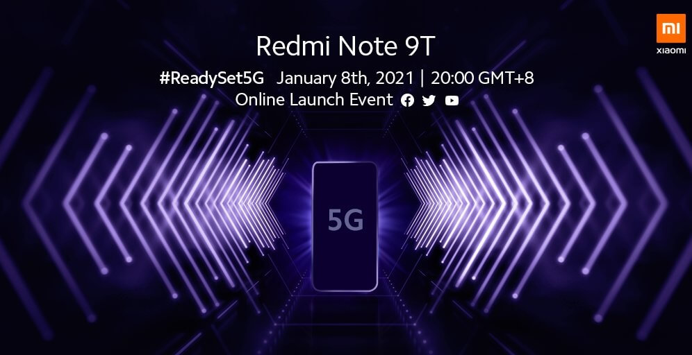 Redmi note 9T launch date