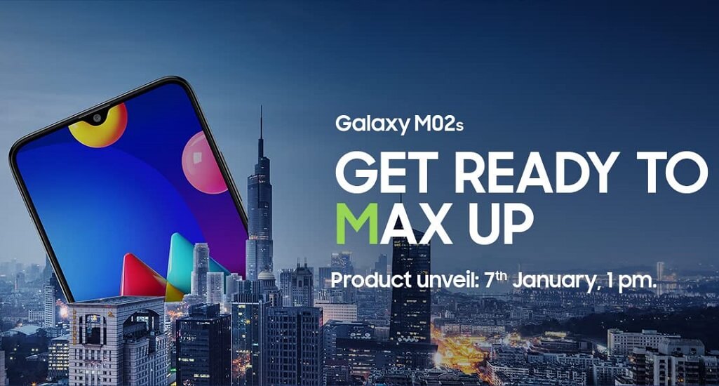 Samsung Galaxy M02s launching in India on January 7 below Rs.10,000
