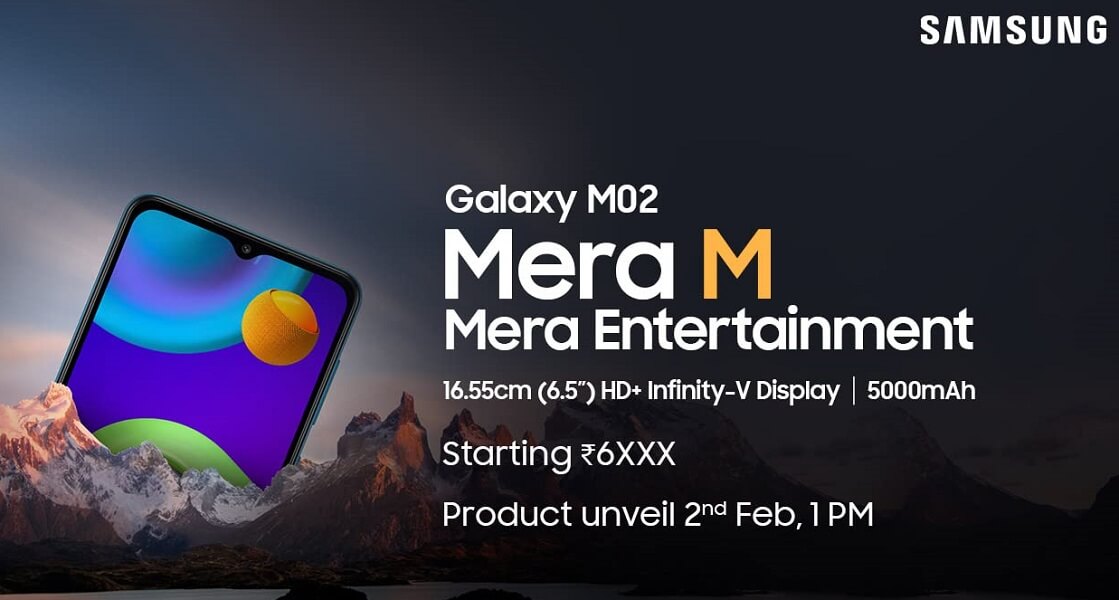 Samsung galaxy M02 launch date