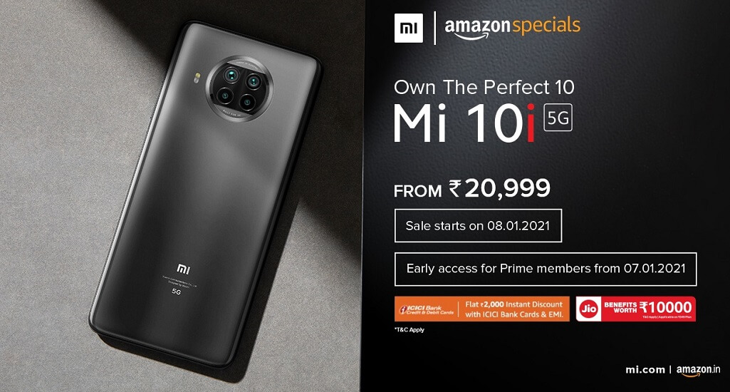 Xiaomi Mi 10i launch india