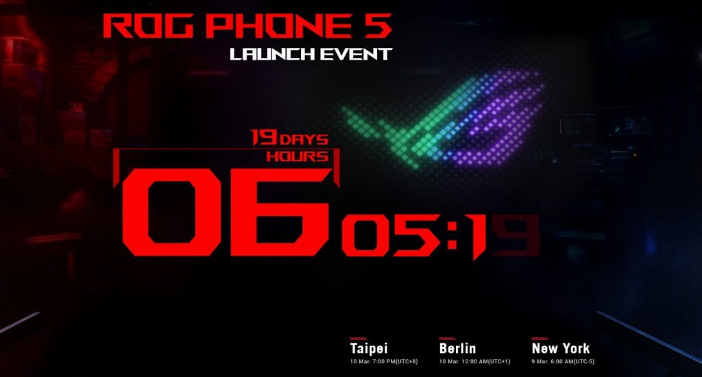 ROG Phone 5 launch invite Global