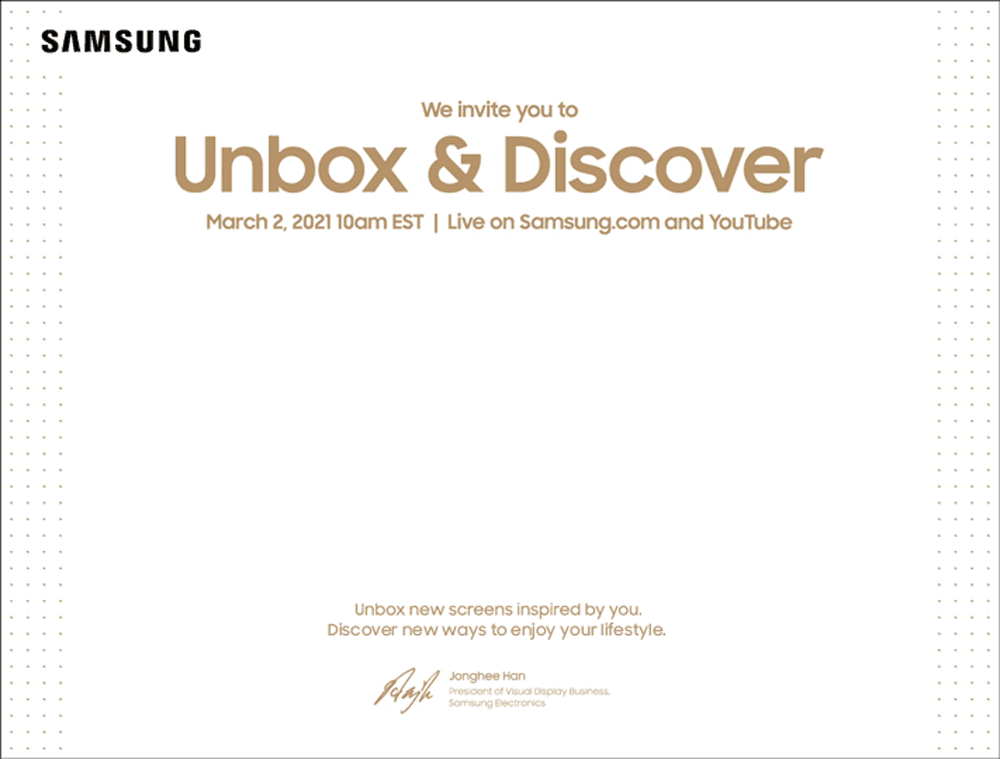 Unbox Discover Invitation