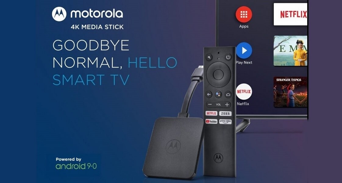 Motorola 4K Android TV Stick launch india