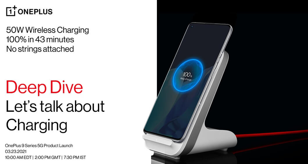OnePlus 9 Pro Warp Charge Wireless 50