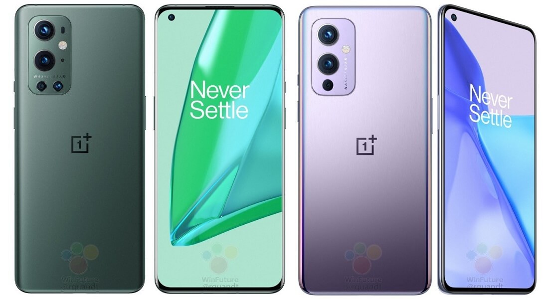 OnePlus 9 and 9 pro leak images