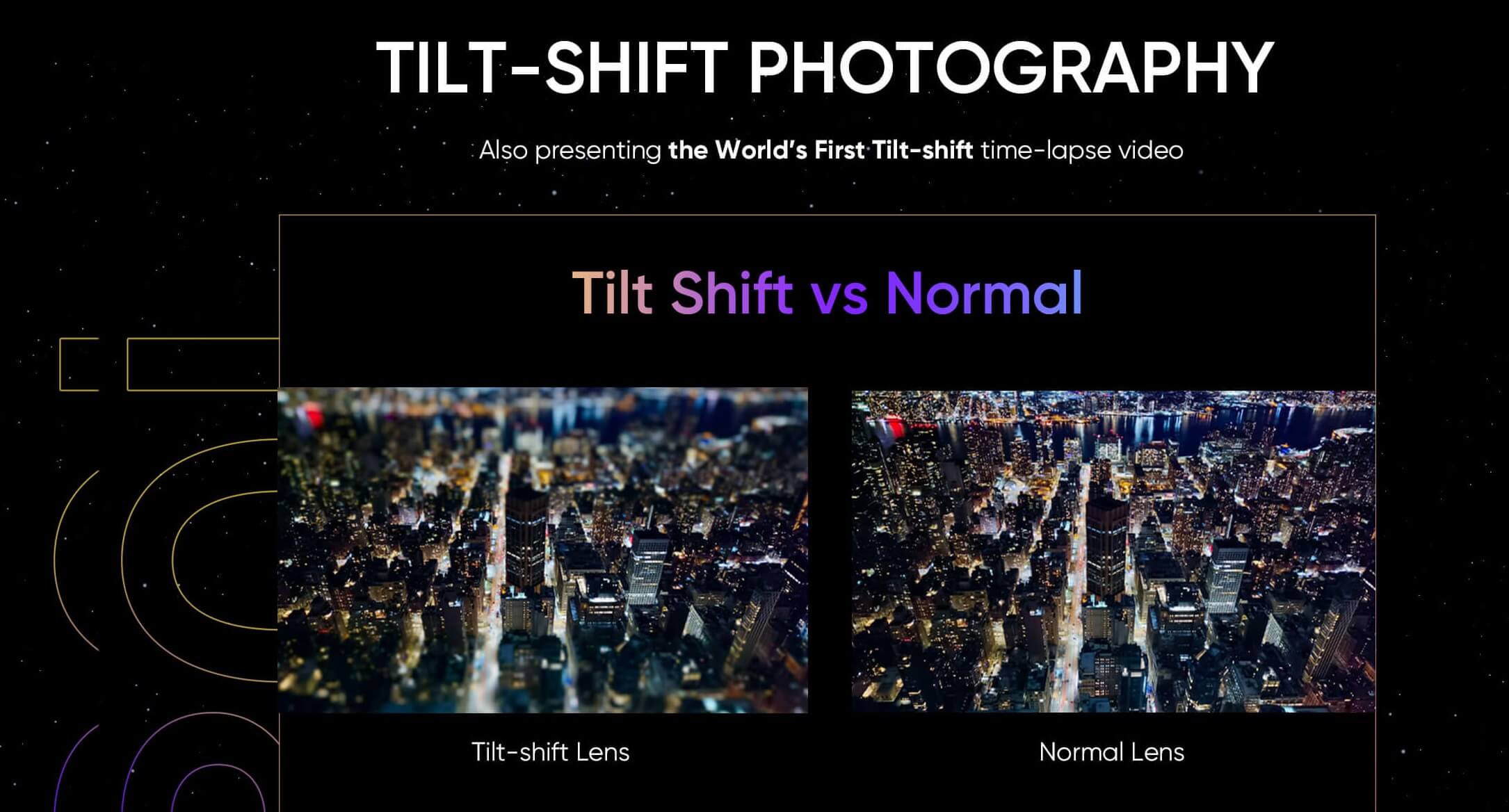 Realme 8 series Tilt shift time lapse