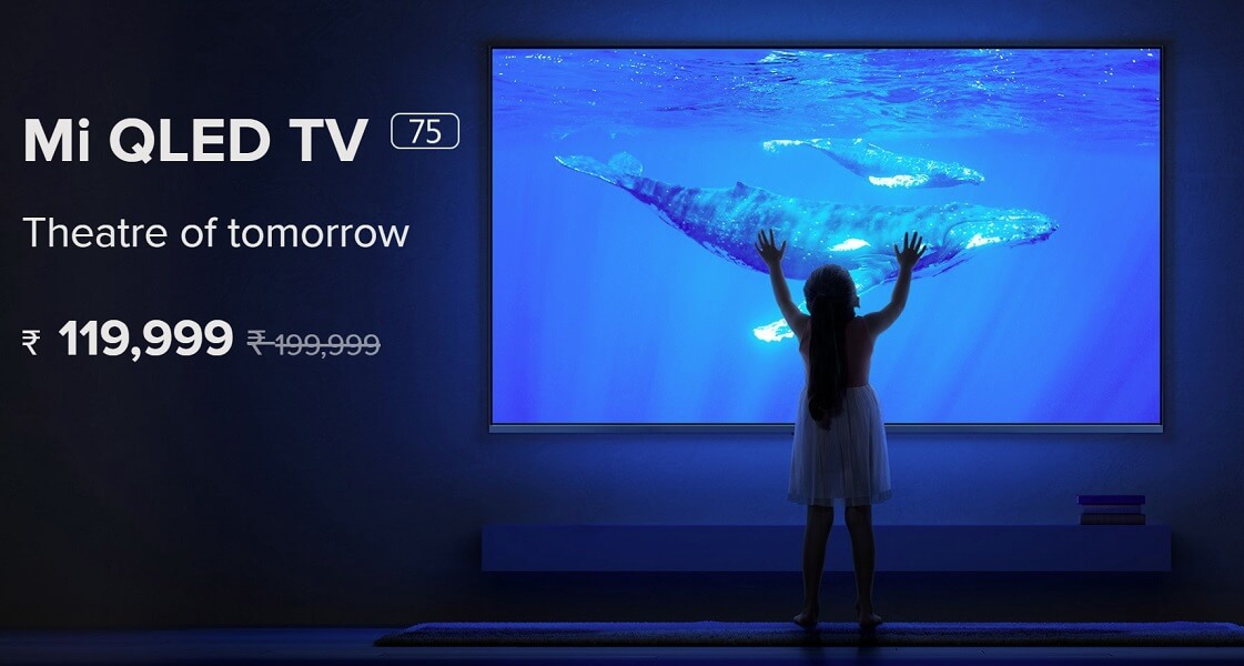 Mi QLED TV 75 launch india