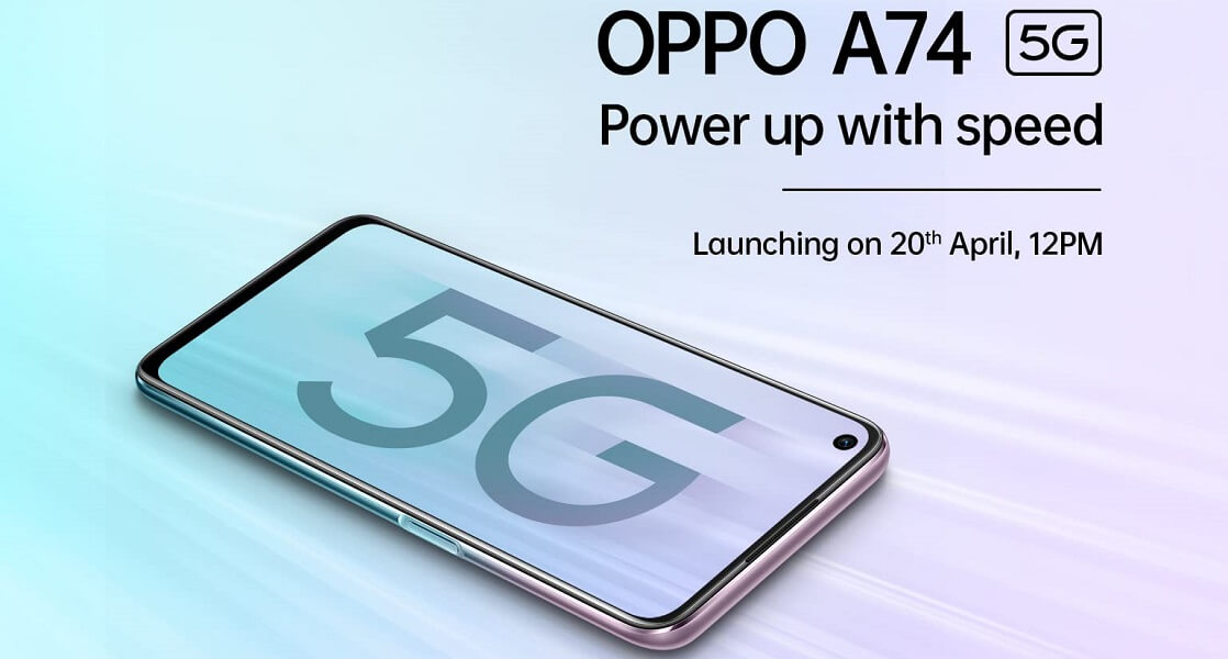 OPPO A74 5G launch date india