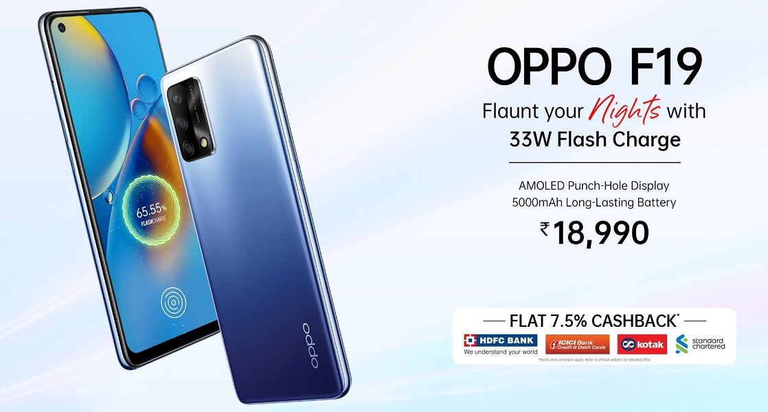 OPPO F19 launch india