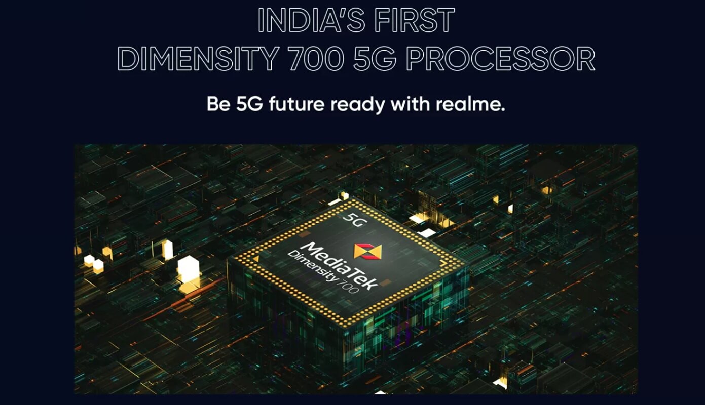 Realme 8 5G SD700 processor