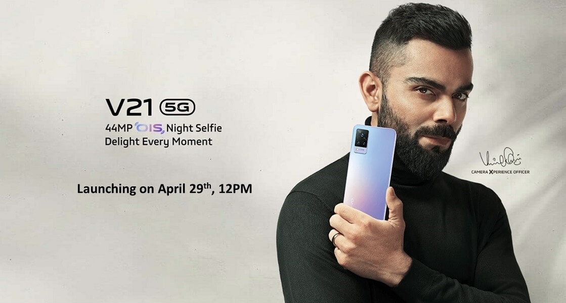 Vivo V21 5G launch date india