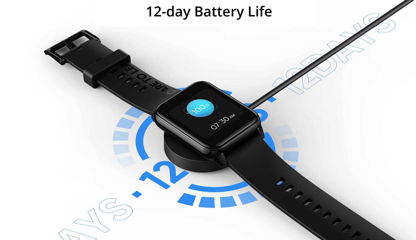 realme watch 2 battery