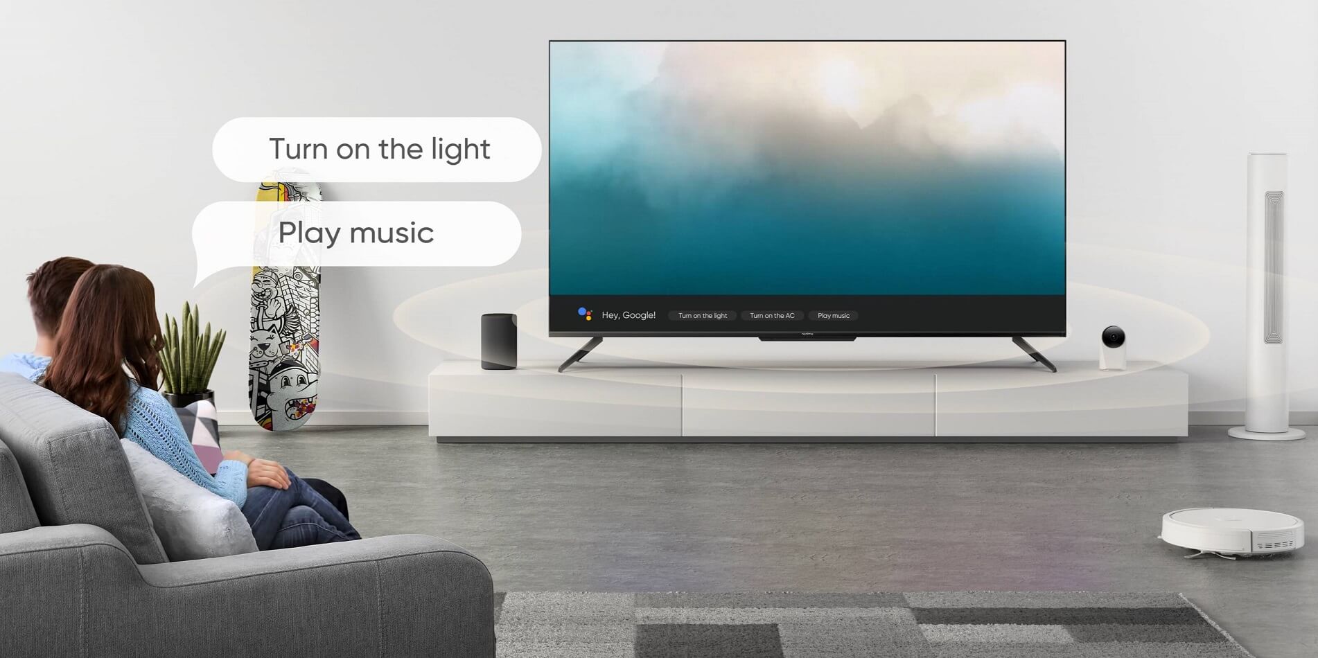 Realme Smart TV 4K 43 and 50 inch Google Assistant