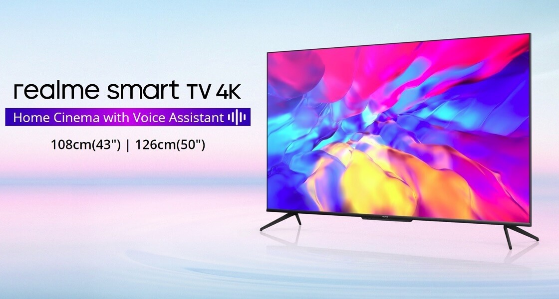 Realme Smart TV 4K 43 and 50 inch launch india