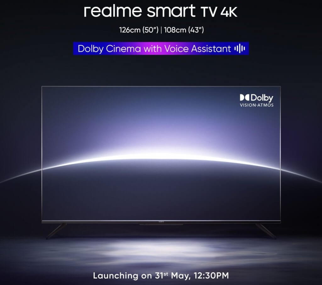 realme Smart TV 4K launch date India