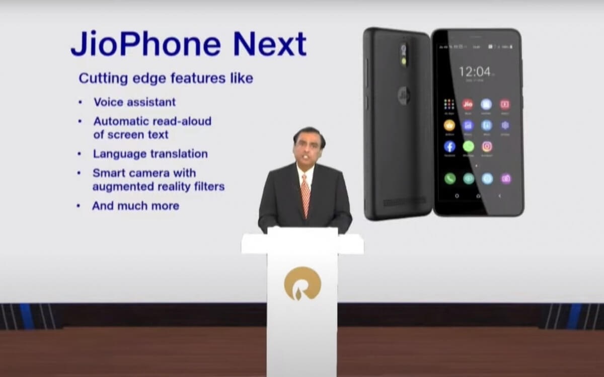 JioPhone Next features