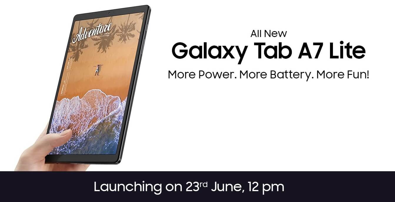 Samsung Galaxy Tab S7 Lite launch date india