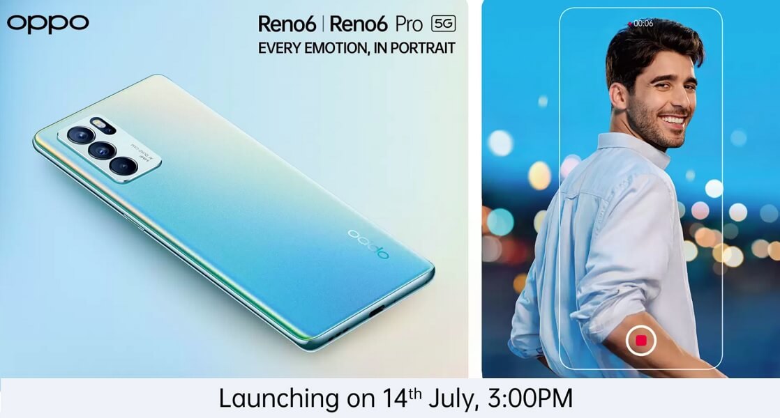 Oppo Reno6 and Reno6 Pro 5G launch date India