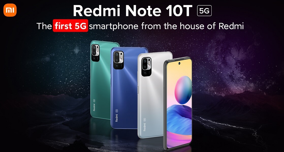 Redmi Note 10T launch India