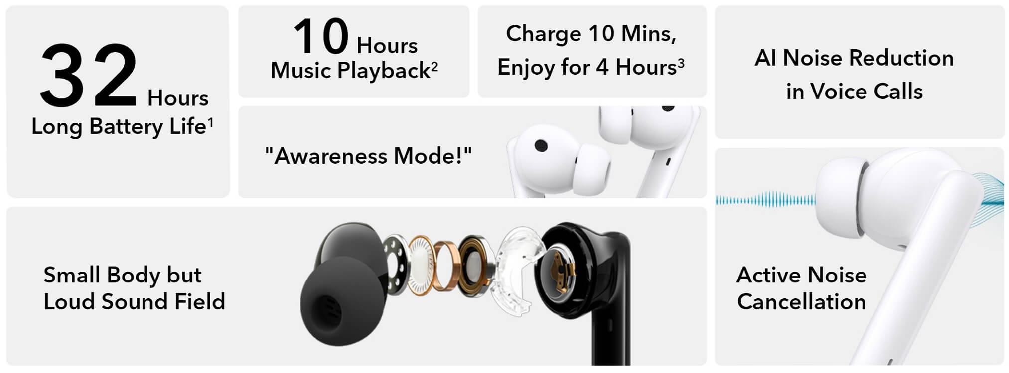 HONOR Earbuds 2 Lite features