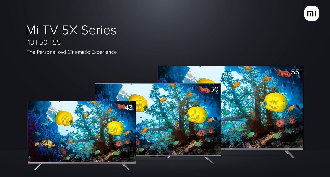 Mi TV 5X series launch India