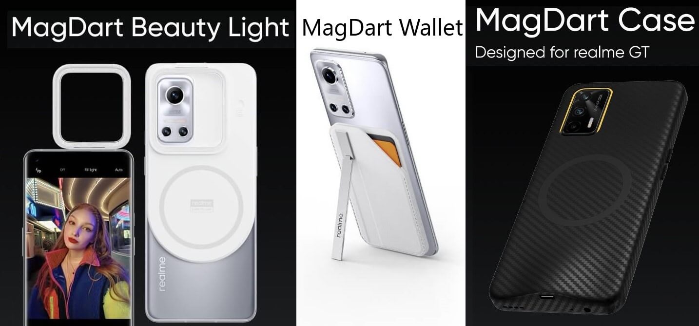 Realme MagDart beauty light wallet and MagDart Case