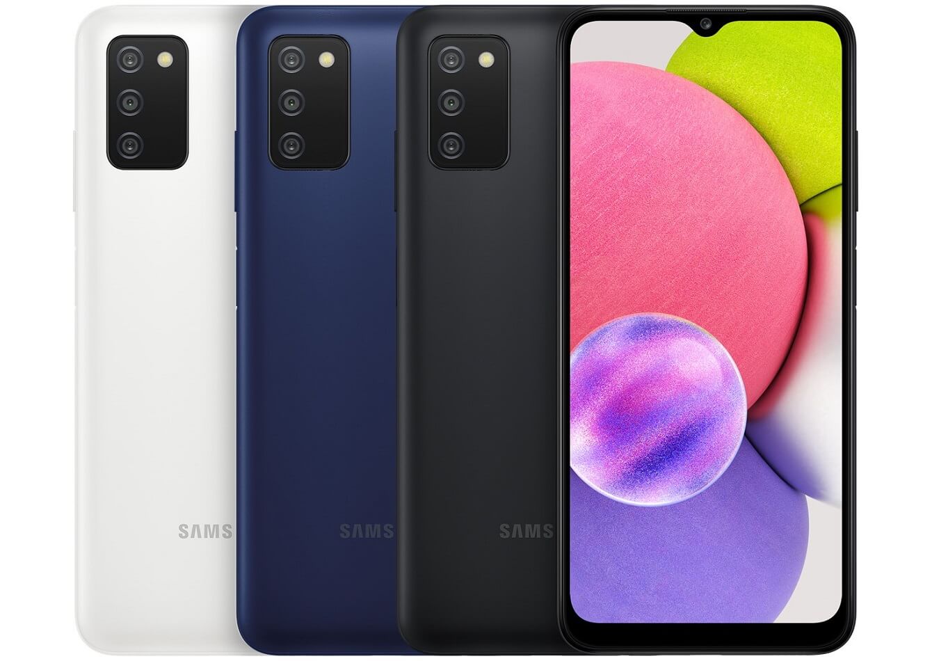 Samsung Galaxy A03s colors