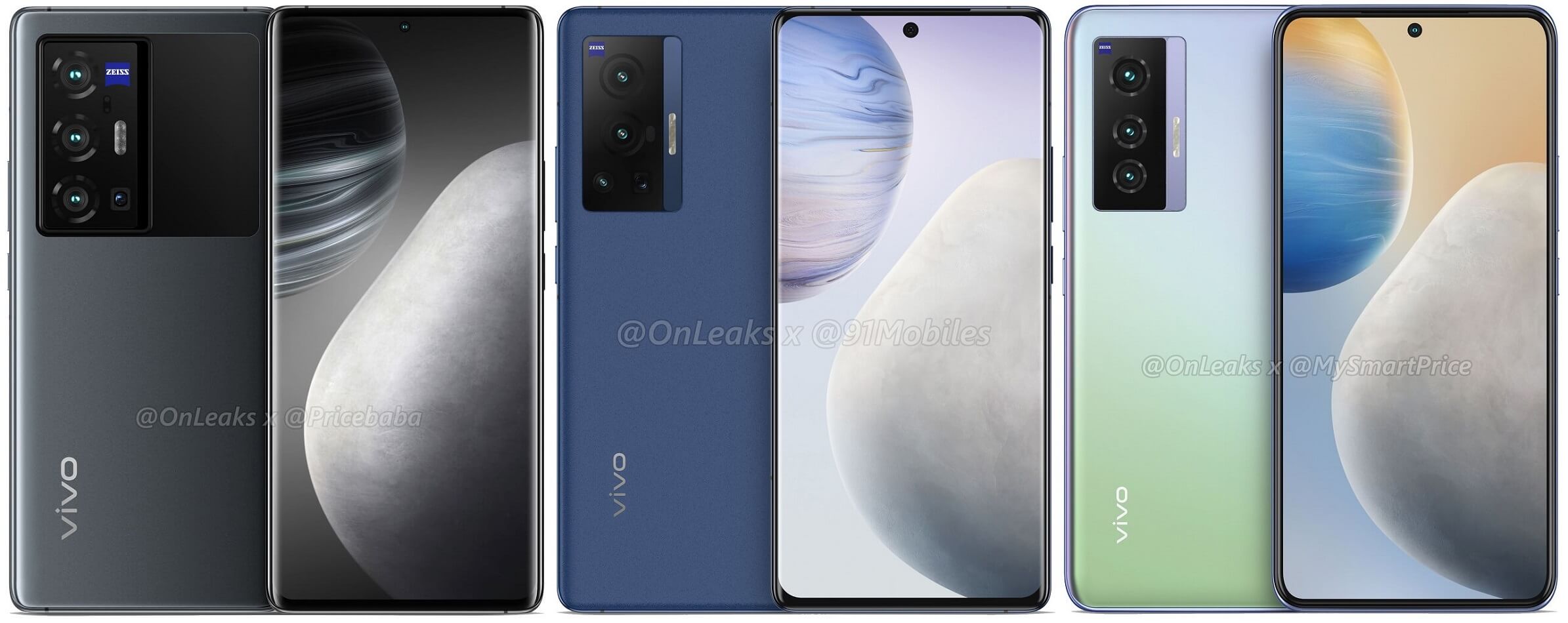 Vivo X70 X70 Pro and X70 Pro Plus press image