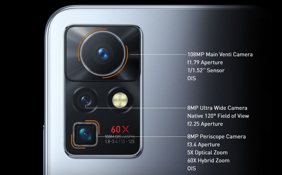 Infinix Zero X Pro camera features