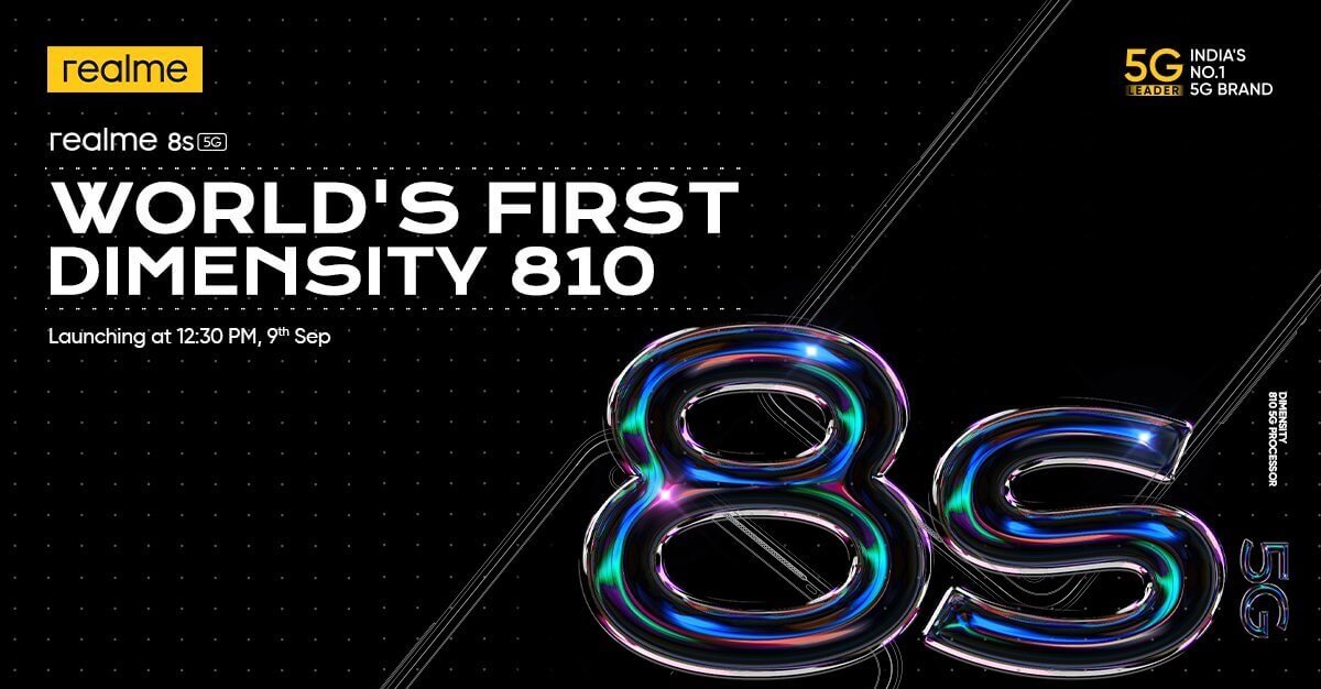 Realme 8s 5G launch date