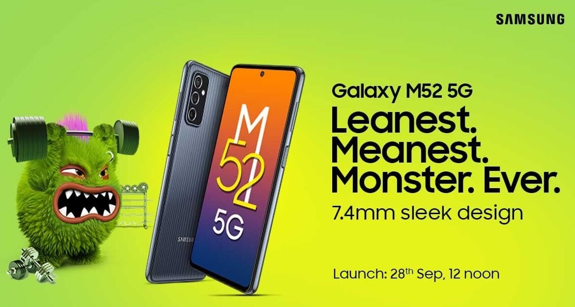 Samsung Galaxy M52 5G launch date India 1