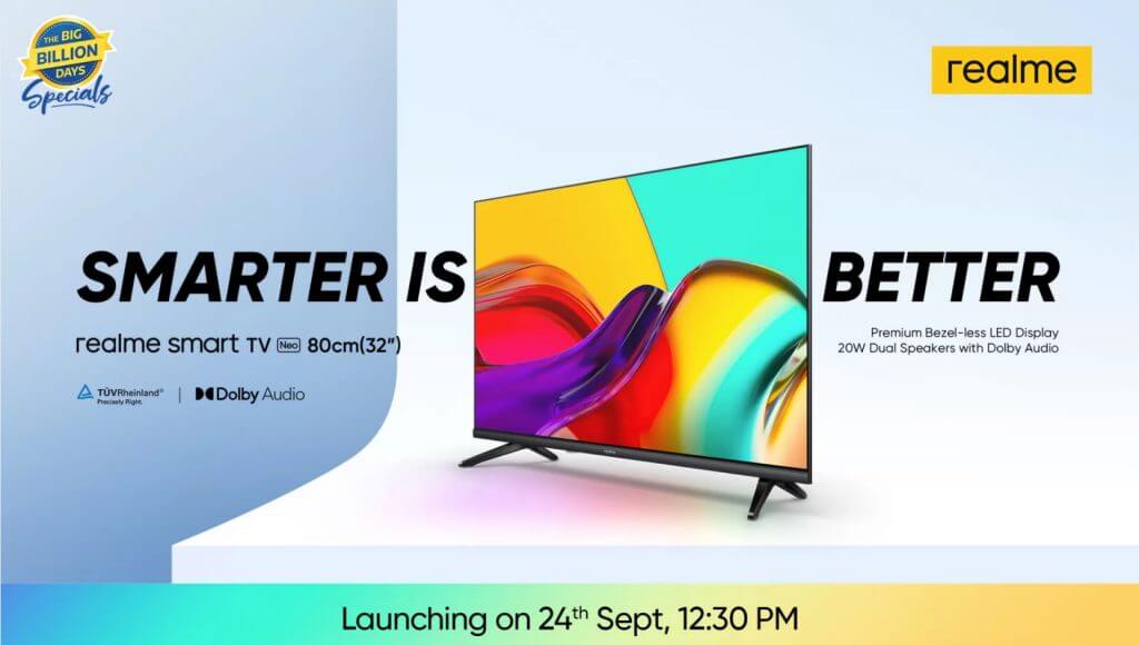 realme Smart TV Neo 32 launch date India