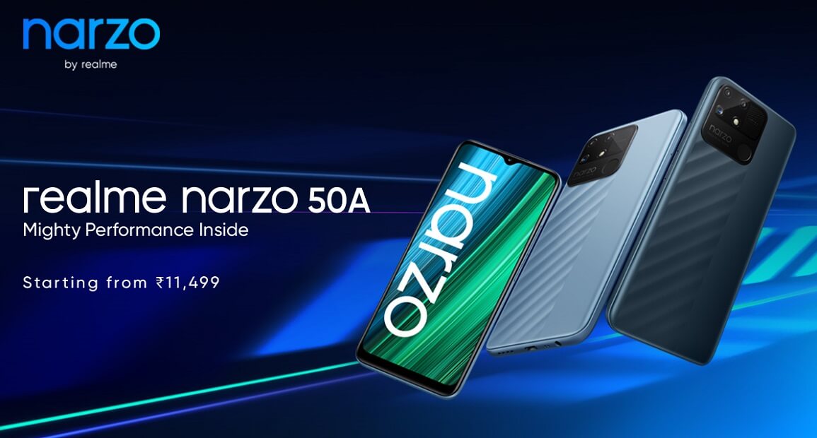 realme narzo 50A launch Indiaphonebunch