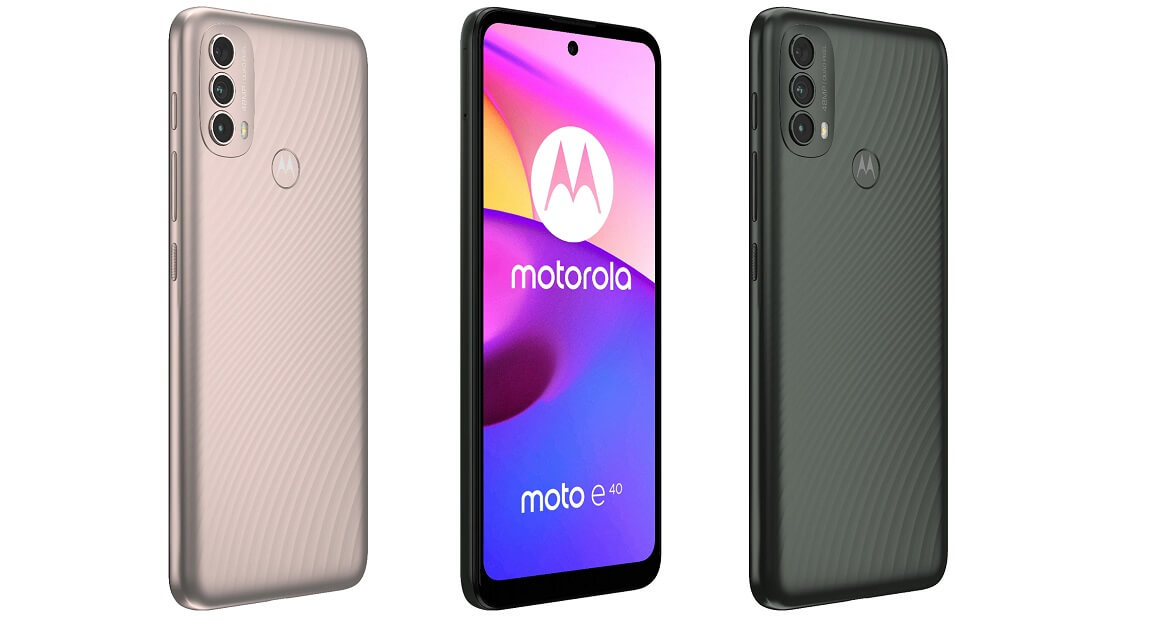 Moto E40 colors