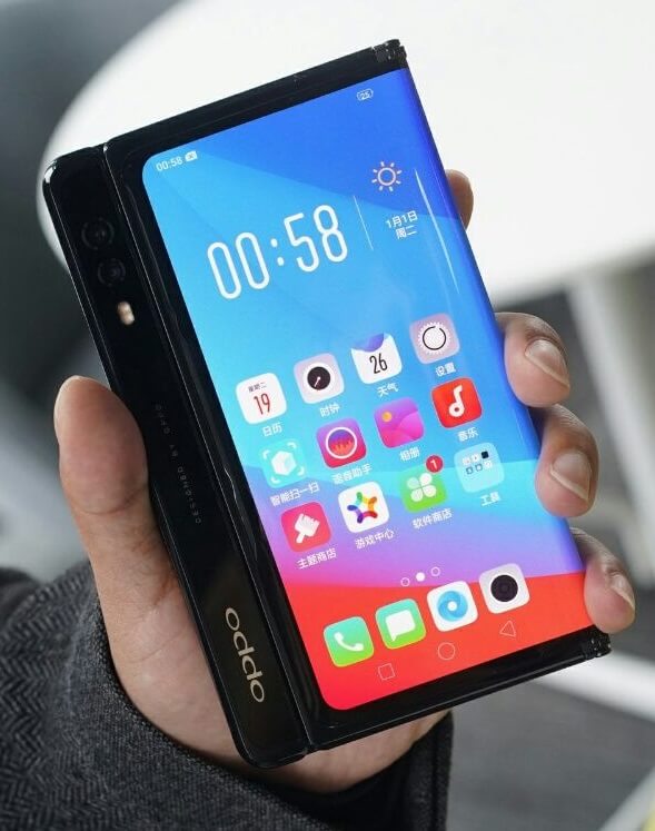 Oppo foldable phone prototype 1