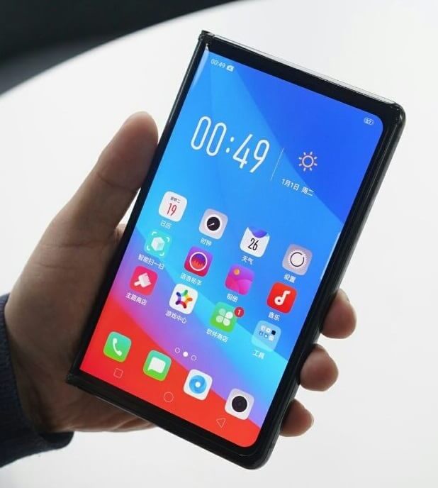 Oppo foldable phone prototype 2