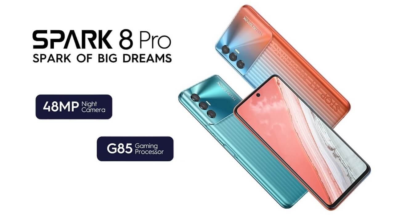 TECNO Spark 8 pro launch India