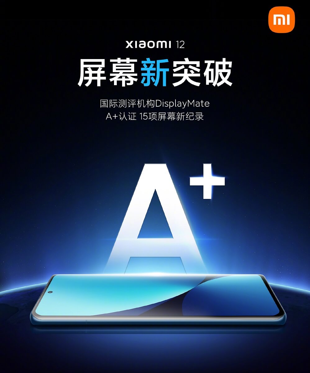 xiaomi 12 and xiaomi 12 pro Display