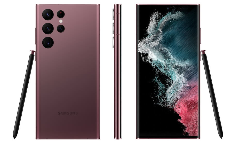 Samsung Galaxy S22 Ultra render image