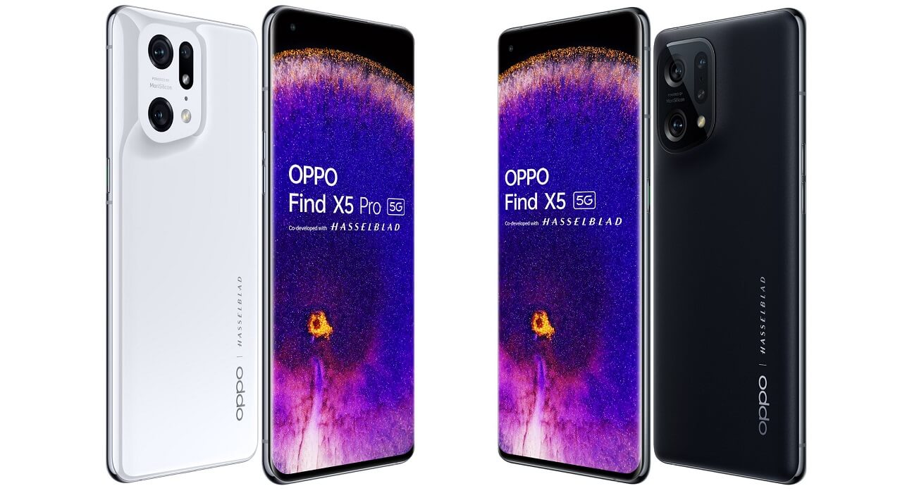 OPPO Find X5 Pro and OPPO Find X5 5G press image leak