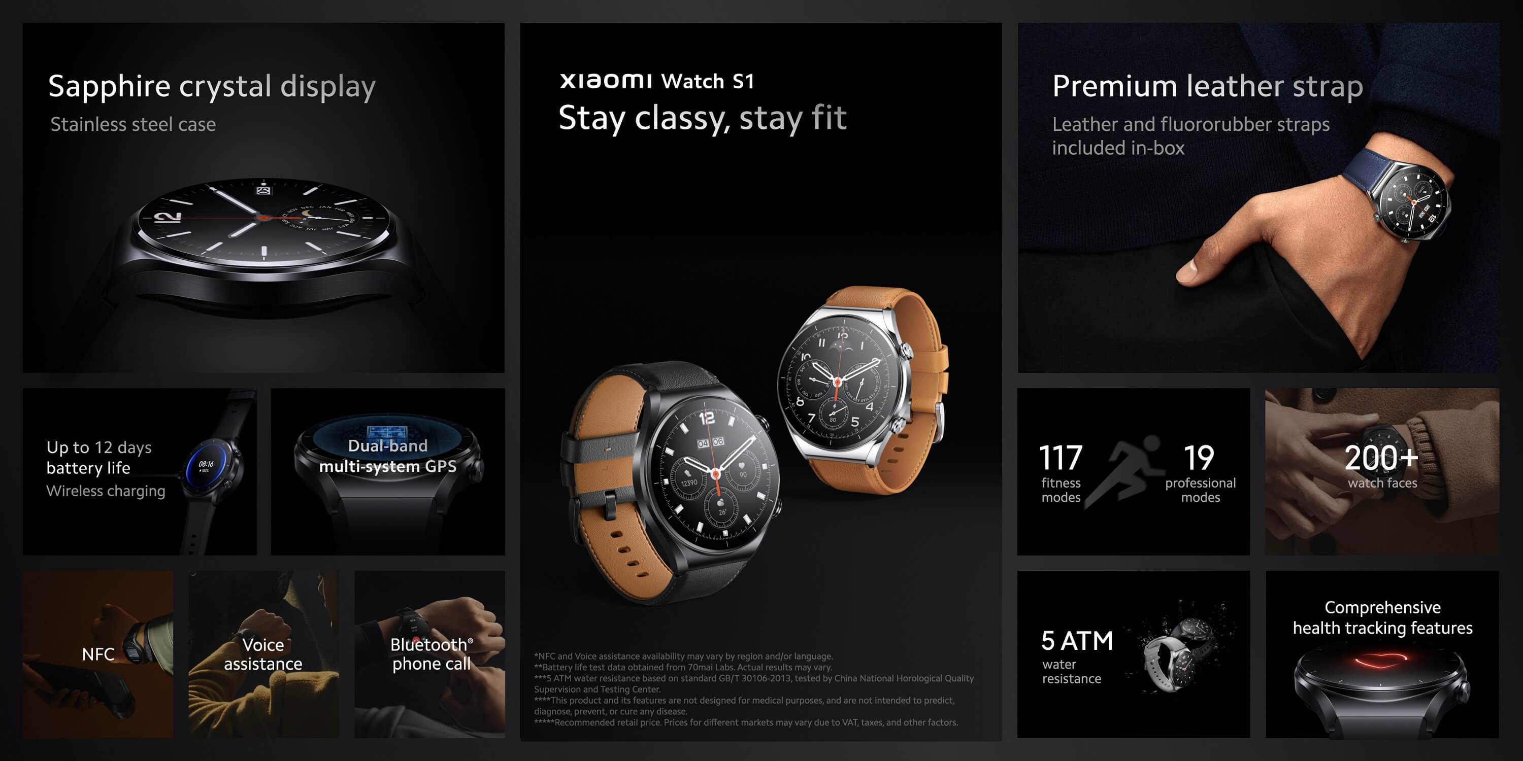 Xiaomi Watch S1 features