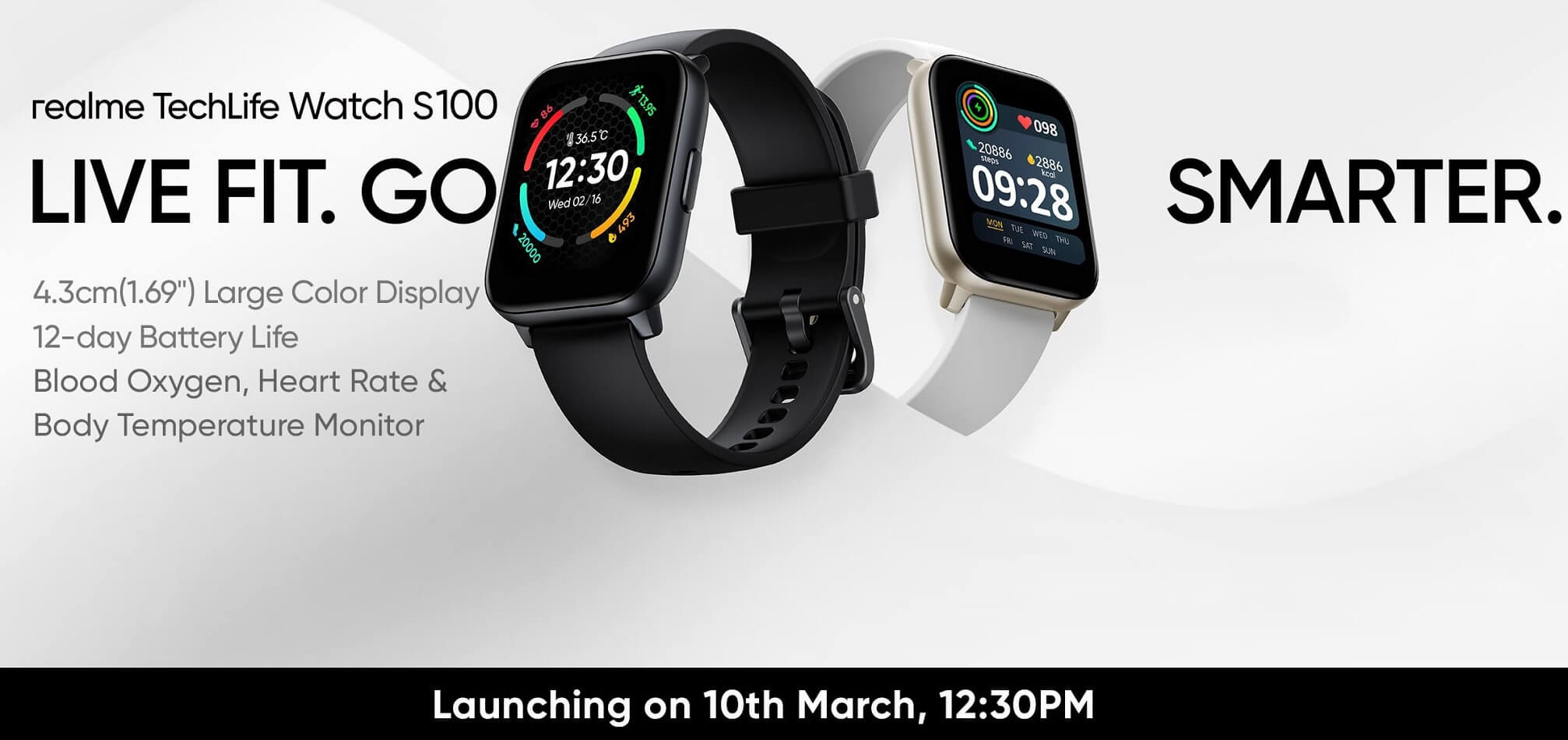 realme TechLife Watch S100 launch date India