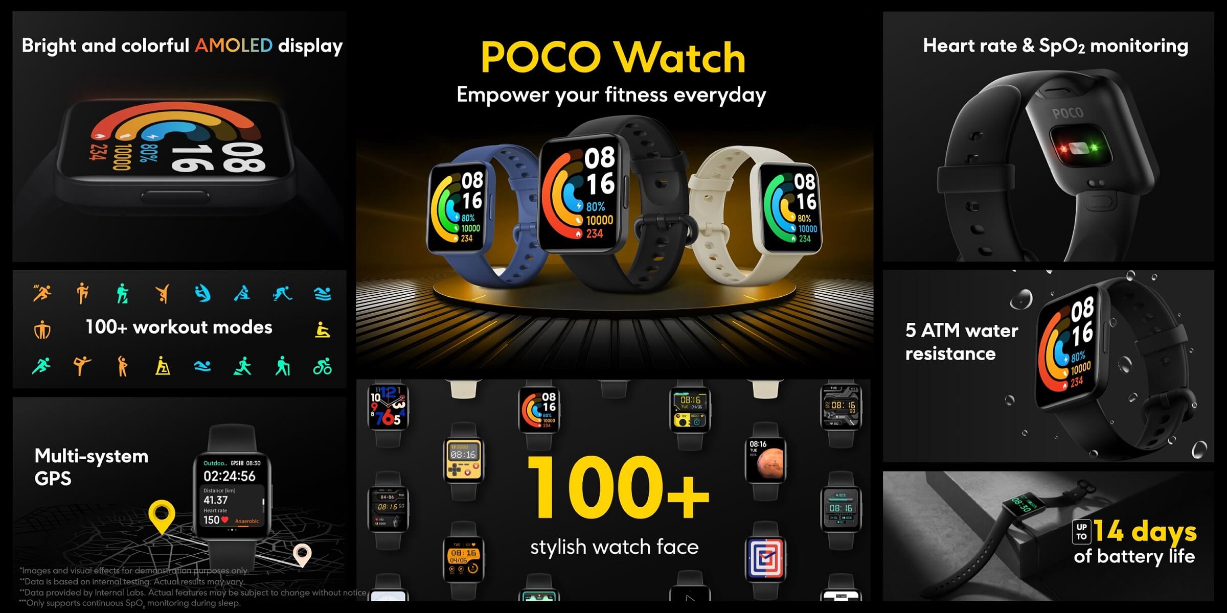 POCO Watch features