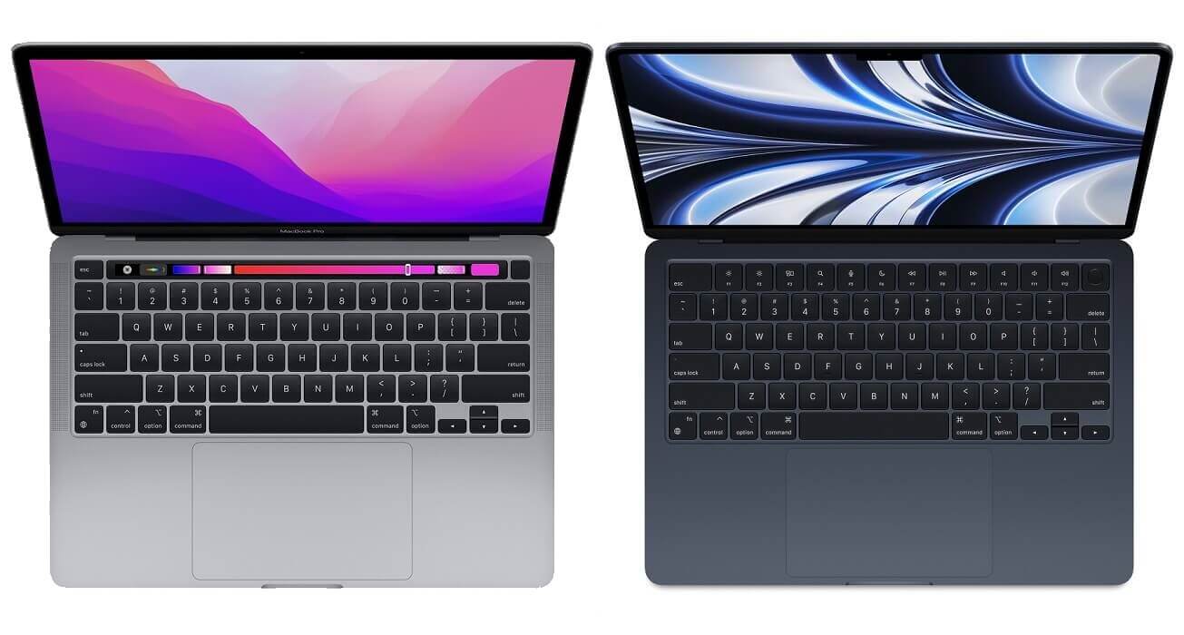 Apple MacBook pro 13 and MacBook Air M2 Chip launched India