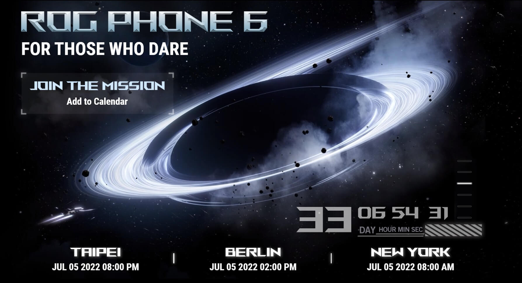 Asus Rog Phone 6 launch date Global