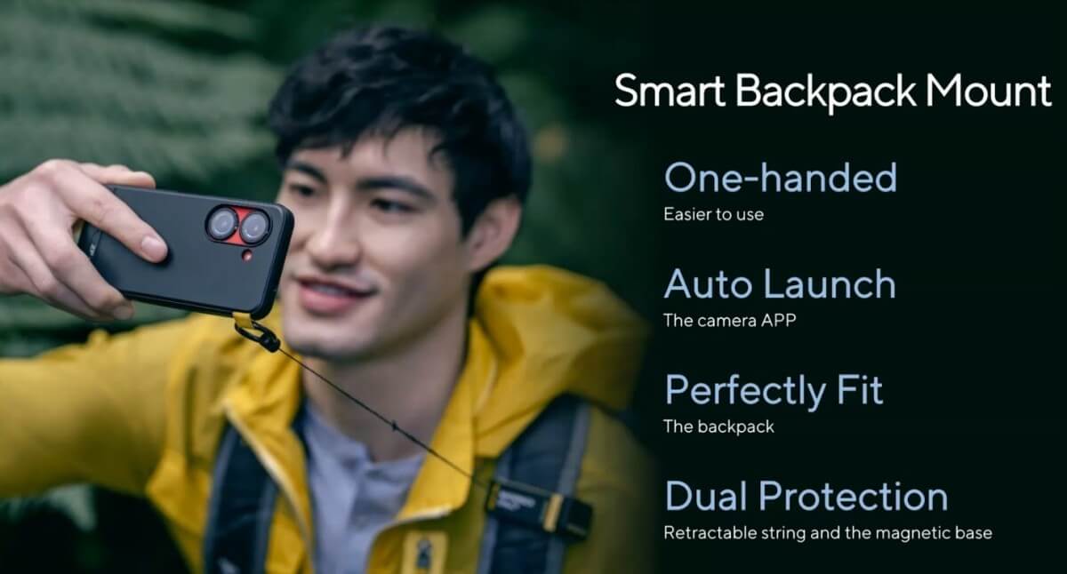 Asus Zenfone 9 Smart backpack mount