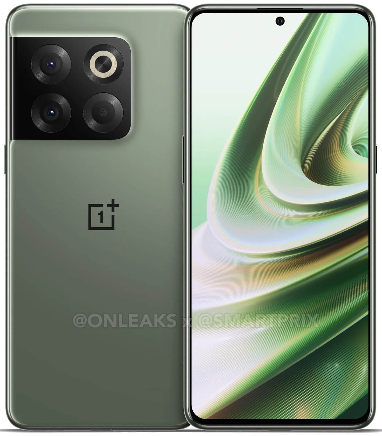 OnePlus 10T Green color render