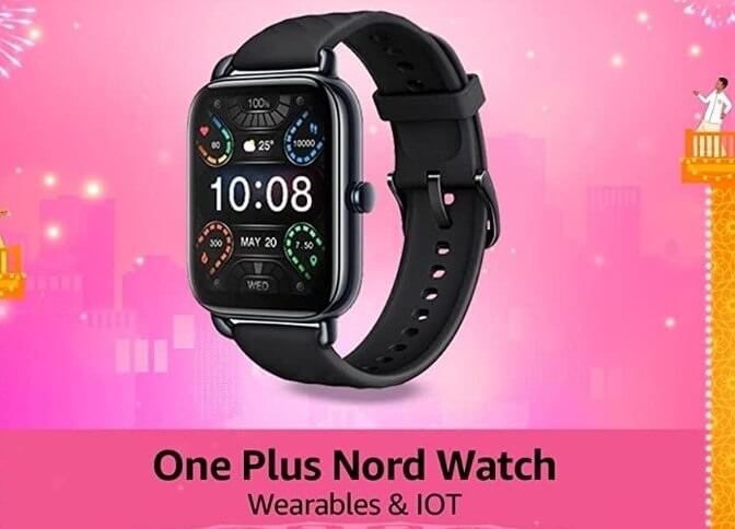 OnePlus Nord watch teaser Amazon India